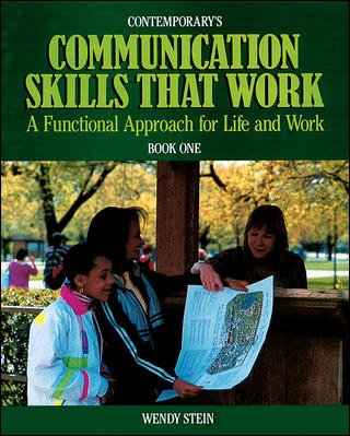 Imagen de archivo de Contemporary's Communication Skills That Work: A Functional Approach for Life and Work : Book One a la venta por Wonder Book