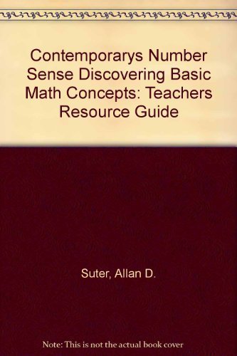 Beispielbild fr Contemporarys Number Sense Discovering Basic Math Concepts: Teachers Resource Guide zum Verkauf von Ergodebooks