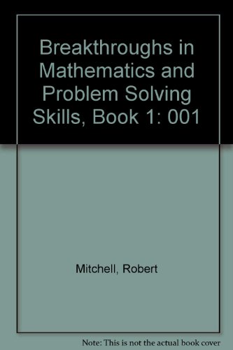 Beispielbild fr Breakthru : Math 1 Problem-Solving zum Verkauf von Better World Books