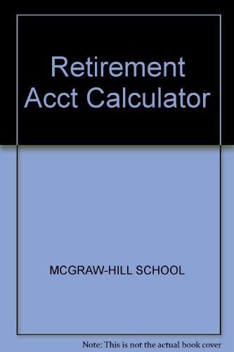Imagen de archivo de The Retirement Account Calculator: Complete Savings and Withdrawal Tables for IRA and Keogh Plans a la venta por ThriftBooks-Atlanta