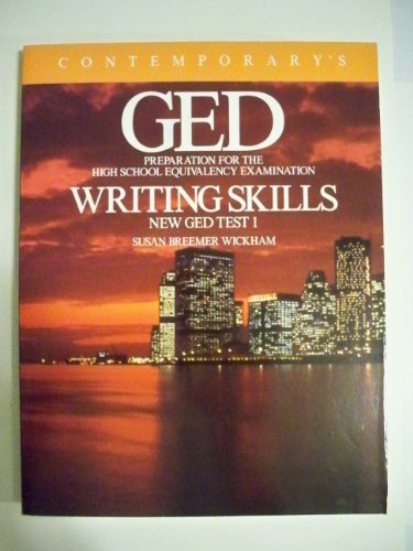 Stock image for GED Preparation for the High School Equivalency Examination: Writing Skills, New GED Test 1 for sale by ThriftBooks-Dallas