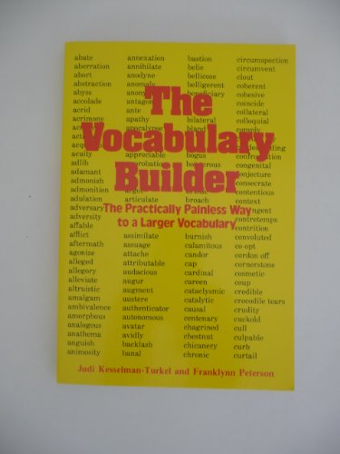 Beispielbild fr The Vocabulary Builder zum Verkauf von Better World Books