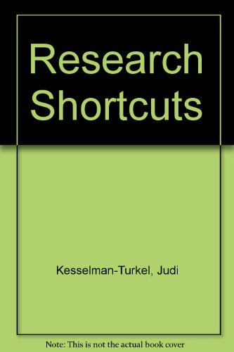 Beispielbild fr Research Shortcuts zum Verkauf von Better World Books