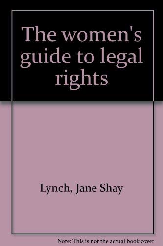 Beispielbild fr The Women's Guide to Legal Rights zum Verkauf von Better World Books Ltd