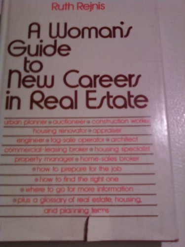 Beispielbild fr A woman's guide to new careers in real estate zum Verkauf von Robinson Street Books, IOBA