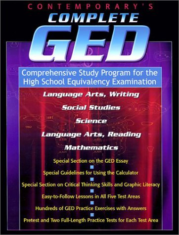 Beispielbild fr Contemporarys Complete Ged: Comprehensive Study Program for the zum Verkauf von Hawking Books
