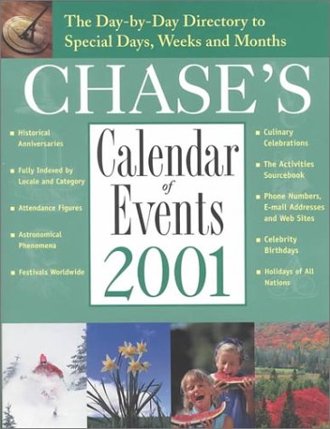 Chase's Calendar of Events 2001 (9780809295548) by William D. Chase