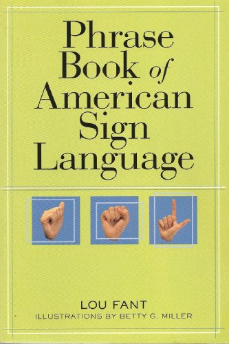 Beispielbild fr Phrase Book of American Sign Language zum Verkauf von Books-FYI, Inc.