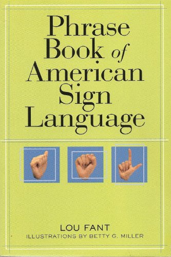 Imagen de archivo de Phrase Book of American Sign Language a la venta por Books-FYI, Inc.