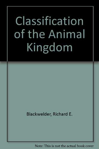 9780809300969: Classification of the Animal Kingdom