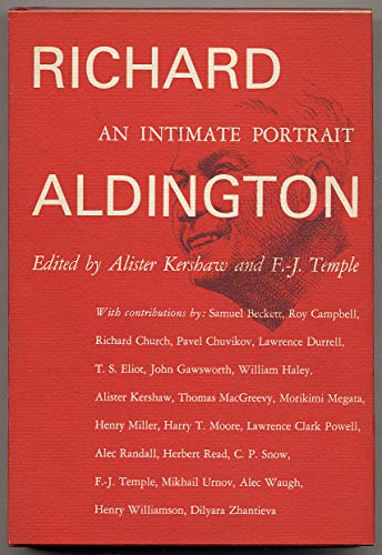 Beispielbild fr Richard Aldington: An Intimate Portrait zum Verkauf von ThriftBooks-Atlanta