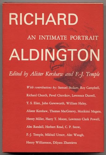 Imagen de archivo de Richard Aldington : An Intimate Portrait a la venta por Better World Books