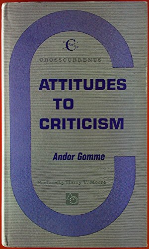 Stock image for Attitudes to Criticism for sale by Better World Books