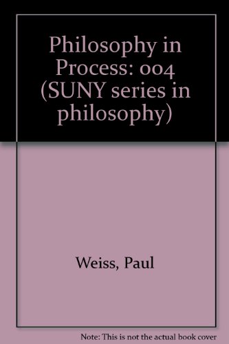 Stock image for Philosophy in Process: 004 (Vol. 7, pt. 2-: SUNY series in philosophy) for sale by Midtown Scholar Bookstore