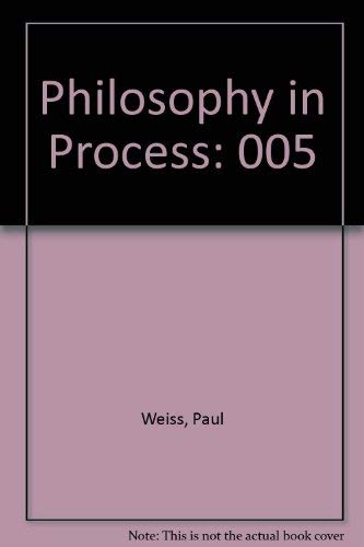 Stock image for Philosophy in Process, Volume 5 : Sept. 3, 1965 - Aug. 27 1968 for sale by Better World Books