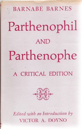 Stock image for Parthenophil and Parthenophe: A Critical Edition for sale by Books From California