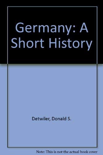 Beispielbild fr Germany : A Short History zum Verkauf von Better World Books