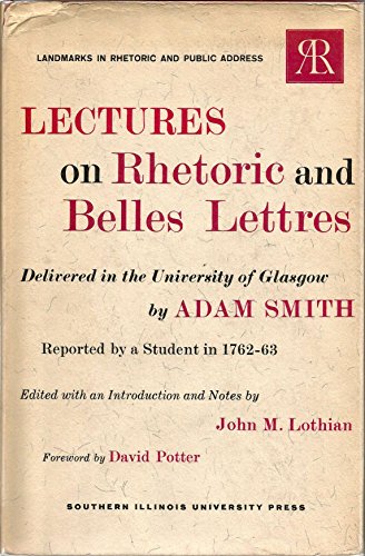 9780809305025: Lectures on Rhetoric and Belles Lettres (Landmarks in Rhetoric & Public Address)