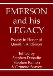 Beispielbild fr Emerson and His Legacy: Essays in Honor of Quentin Anderson zum Verkauf von Burke's Book Store