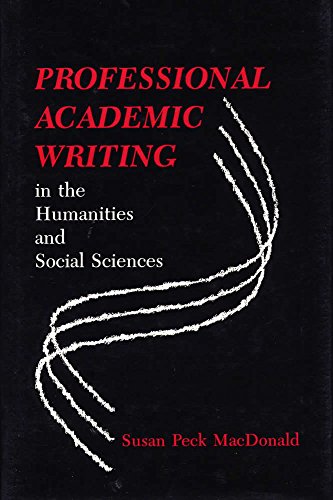 Professional Academic Writing in the Humanities and Social Sciences