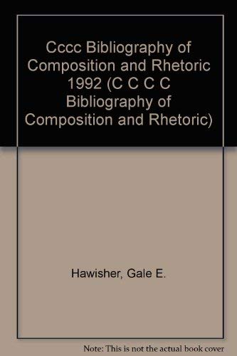 Stock image for CCCC Bibliography of Composition and Rhetoric 1992 for sale by HPB-Emerald
