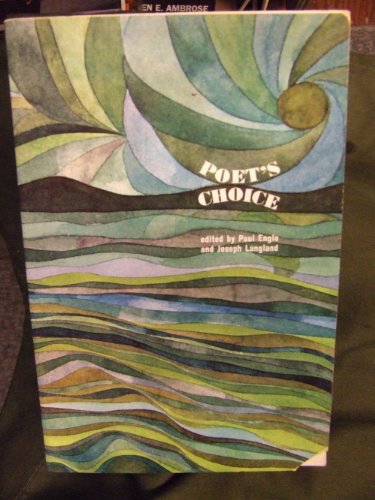 Beispielbild fr Poet's Choice zum Verkauf von Prairie Creek Books LLC.