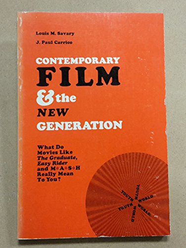 Imagen de archivo de Contemporary film and the new generation (Youth world series) a la venta por Wonder Book