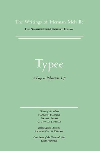 Imagen de archivo de Typee: Volume One, Scholarly Edition (Melville) a la venta por Discover Books