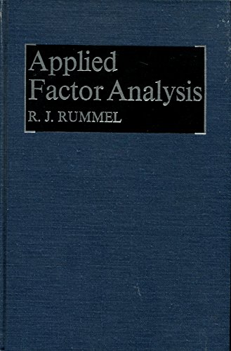 Stock image for Applied factor analysis 1970 for sale by BooXX in Stock