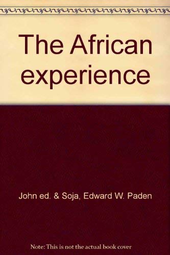 Imagen de archivo de The African Experience a la venta por Better World Books