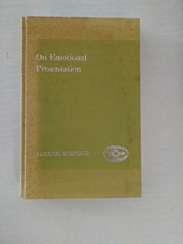 Imagen de archivo de On Emotional Presentation a la venta por Better World Books