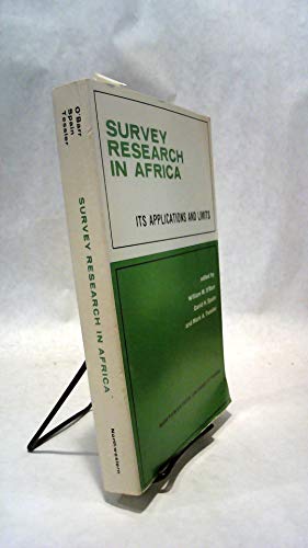 Stock image for Survey Research in Africa. Its Applications and Limits for sale by Zubal-Books, Since 1961