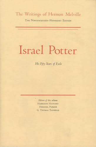 9780810105522: Israel Potter: His Fifty Years of Exile, Volume Eight, Scholarly Edition (Melville)