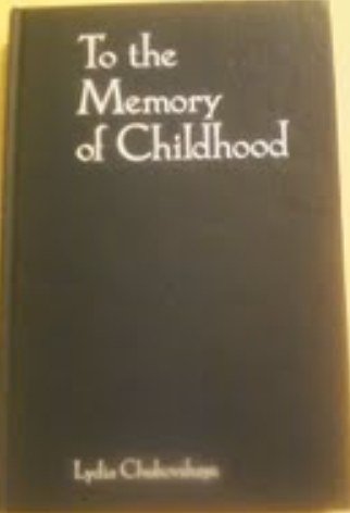 9780810107892: To the Memory of Childhood
