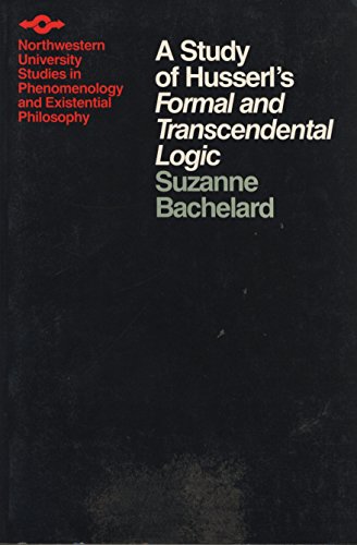 9780810108592: Study Of Husserls Formal Transcendent (Studies in Phenomenology and Existential Philosophy)