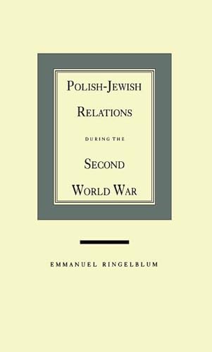 9780810109636: Polish-Jewish Relations During the Second World War
