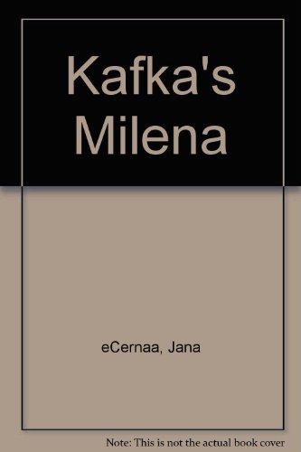Imagen de archivo de Kafka's Milena a la venta por Books From California