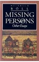 Beispielbild fr Missing Persons & Other Essays (European Classics Ser.) zum Verkauf von Books to Die For