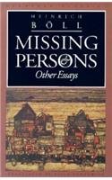 Stock image for Missing Persons & Other Essays (European Classics Ser.) for sale by Books to Die For