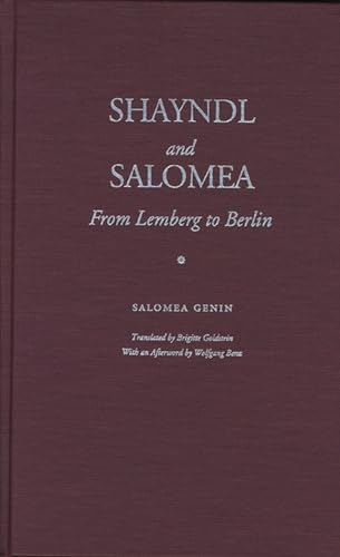 Imagen de archivo de Shayndl and Salomea: From Lemberg to Berlin. a la venta por Henry Hollander, Bookseller