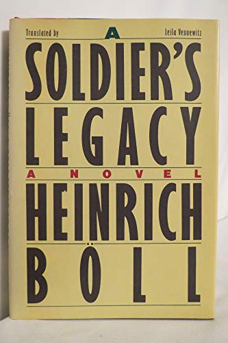 Beispielbild fr A Soldier's Legacy zum Verkauf von Better World Books