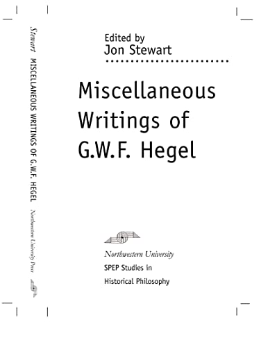 9780810117501: Miscellaneous Writings of G. W. F. Hegel