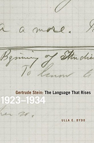 Stock image for Gertrude Stein: The Language That Rises: 1923-1934 for sale by ThriftBooks-Dallas