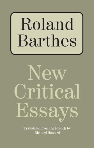 Stock image for New Critical Essays for sale by WorldofBooks