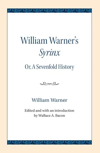 Beispielbild fr William Warner's Syrinx zum Verkauf von Blackwell's
