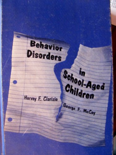 Stock image for Behavior Disorders in School-Aged Children for sale by Better World Books