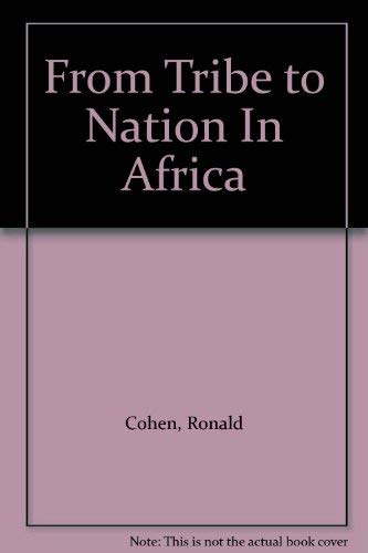 Stock image for From Tribe to Nation In Africa for sale by Better World Books