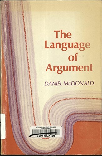 Beispielbild fr The language of argument zum Verkauf von Wonder Book