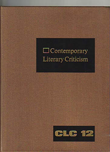Stock image for Contemporary Literary Criticism, Vol. 12 for sale by Dailey Ranch Books