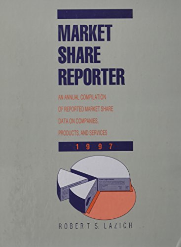Beispielbild fr Market Share Reporter, 1997 zum Verkauf von Better World Books